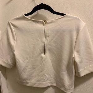 White Crop Top